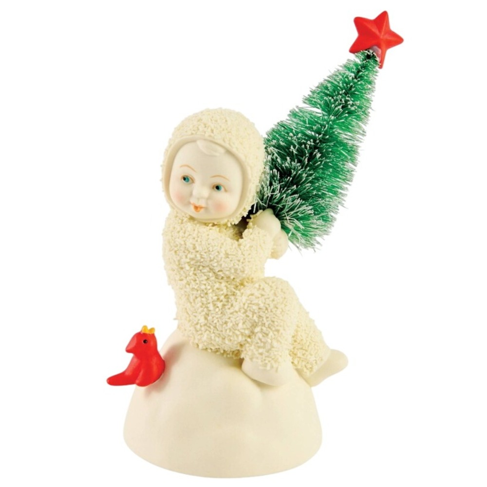 Department 56 Snowbabies The Christmas Star Figurine Exclusive Tree Cardinal